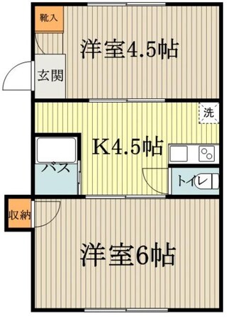 ムサシコーポ第３の物件間取画像